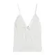 Bershka Top off-bela