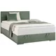 Carryhome POSTELJA Z VZMETNICO 120 cm x 200 cm , tekstil zelena