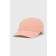 Bombažna bejzbolska kapa Levis roza barva