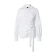 BOSS Bluza Bekania1 pastelno modra/temno siva/bela