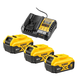 DeWalt DCB1104P3-QW Akku-Kit (3x 18V/5Ah plus DCB1104)