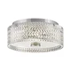 Hinkley HK-ELLE-F-S-CM - Plafonsko svetlo 2xE27/60W/230V, prečnika 30,5 cm, hrom