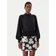 French Connection Bluza 78LZH Črna Regular Fit