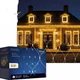 Spoljašnja novogdišnja LED svetleća mreža 100x480cm Toplo bela Lumineo Icicle