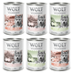 10% popust! Mokra pasja hrana Wolf of Wilderness mešana pakiranja 6 x 400 g: JUNIOR Expedition