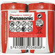PANASONIC Rdeče baterije R20RZ/2P D 1, 5V (paket 2 kosov)