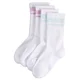 PUMA Kids Crew Socks (2-Pack), Shop, White/Blue/Red, 35-38