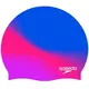 Speedo multicolour silicone cap junior modra/roza