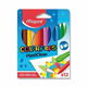 MAPED voštane bojice COLOR`PEPS PLASTIC CLEAN, 1/12
