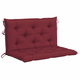 Vidaxl Blazina za vrtno klop vinsko 100x(50+50)x7 cm oxford tkanina