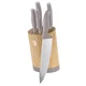 Berlingerhaus Komplet nožev BH-2756 with stand BAMBOO 6 pcs Taupe Collection