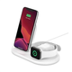 Belkin BOOST CHARGE 3v1 brezžično polnjenje za iPhone/Apple Watch/AirPods, belo