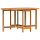 Vidaxl Vrtna miza Rjava 110 x 60 x 72 cm Masiven les akacije