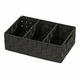 WENKO 20978100 - Organizer ADRIA 32x21 cm crna