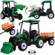 Traktor bager AKU s prikolicom zeleni