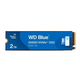 Western Digital WD Blue SN580 SSD 2TB x4 WDS200T3B0E, M.2 2280, PCIe 4.0 do MB/s 4150/4150 branja/pisanja.