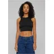 Womens cropped top black