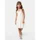 Mayoral Poletna obleka 6960 Bela Regular Fit