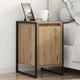 vidaXL Nočna omarica 2 pcs Oreh 39,5 x 30 x 50 cm Konstruiran les