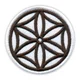 shumee Našitek rozete Highlander - Folk - belo ozadje - Prišitje - Vezeni našitek/značka/emblem