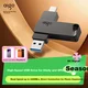 Aigo USB Flash memorija, 64GB, Type-C, OTG, USB 3.2, Crna