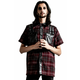 Muška košulja KILLSTAR - Daze Button-Up - BLOOD TARTAN - KSRA003984