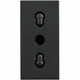 CLASSIA EURO VTIČNICA 2P+E/16A/250V 1M ČRNA RG4180