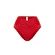 Trendyol Red V-Cut High Waist Regular Bikini Bottom