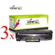 toner123 Komplet HP 79A/CF279A/LaserJet Pro M12, M26, MFP M12,MFP M26 kompatibilni tonerji (3) - 3 x črna