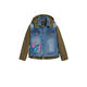 Desigual Prehodna jakna Stitch™ modra/oliva