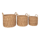 Košare iz morske trave v kompletu 3 ks o 32x30 cm Krabi – House Nordic