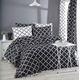 Lessentiel Maison Komplet posteljina Madalyon, 200x220 cm, Crna-Bela