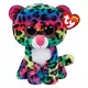 TY Pliš Beanie Boos DOTTY - šareni leopard