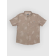 Salty Crew Flagship Uv Button Up Shirt dark khaki