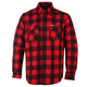 Moška srajca z dolgimi rokavi UNIK - Black and Red - TW205.01