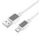 Hoco USB-A–Micro USB kabel Hoco, 2,4 A, 1 m, X108, bel
