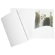 1x100 Daiber Portrait folders Profi-Line 13x18 white silk