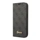 Maska na preklop Guess PC/ TPU 4G Metal Camera Outline Book za iPhone 14 Pro, Crna
