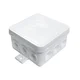 ViPlast NADOMETNA VGRADNA DOZA Z 12 VTIČNICAMI 75X75X41 MM IP54 BELA