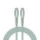 Magnetni kabel Verbatim Sync & Charge USB-C® na USB-C®, 60 W - 1,2 m, zelen
