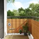Vidaxl vidaXL Balkonska pregrada svetlo rjava 400x100 cm poli ratan