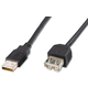 PremiumCord USB 2.0 extension 0.5 m black