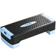 Homestar Nastavljiv višinski fitnes aerobni stepper z 2 nivojema 11x16 cm 2 elastičnima trakovoma protizdrsna podloga modra