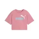 Essentials 2 Colour No. 1 PUMA Logo Short Length Tee Youth, Age, Wild Pink, 7-8Y
