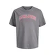 JACK & JONES Majica za dečake 12258924, Siva