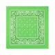 Party rutka bandana bombažna zelena 54x54 cm