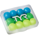 Tyr kids soft silicone ear plugs 12 pack green/blue