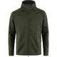 Fjällräven Abisko Grid Pulover s kapuco iz flisa, globok gozd (M)