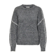 JDY Pulover JDYZOEY pegasto siva/bela