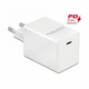 Pretvornik USB - 220V 3A bel USB Tip C PD 3.0 60W GaN Delock za Apple